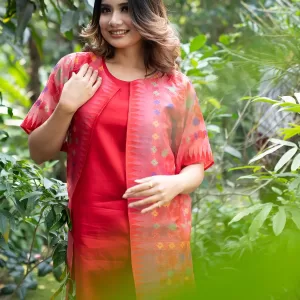 Rani Co-ord Dress Red | NUPI Fashion