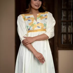 Rani Kurti Cream 2 - NUPI