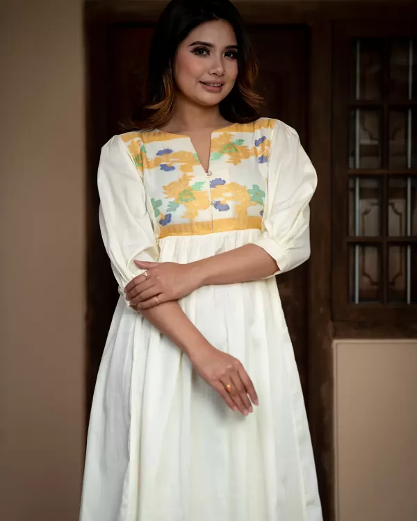 Rani Kurti Cream 2 - NUPI