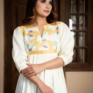 Rani Kurti Cream 3 - NUPI