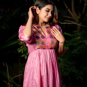 Rani Kurti Rose Pink 4 - NUPI