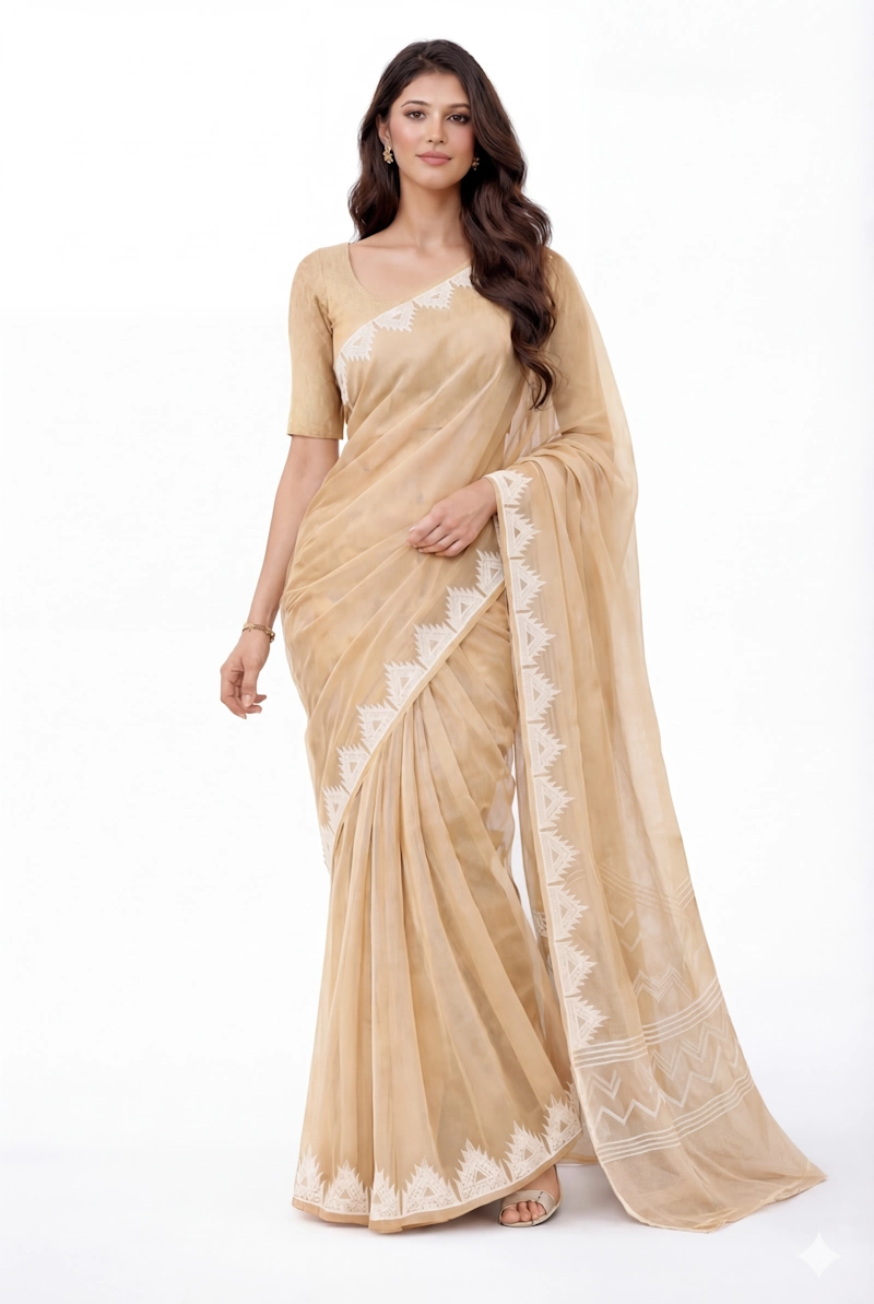 Harmony Saree Khaki Harmony Saree Khaki - NUPI