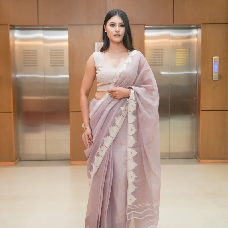 Harmony Saree - Lilac