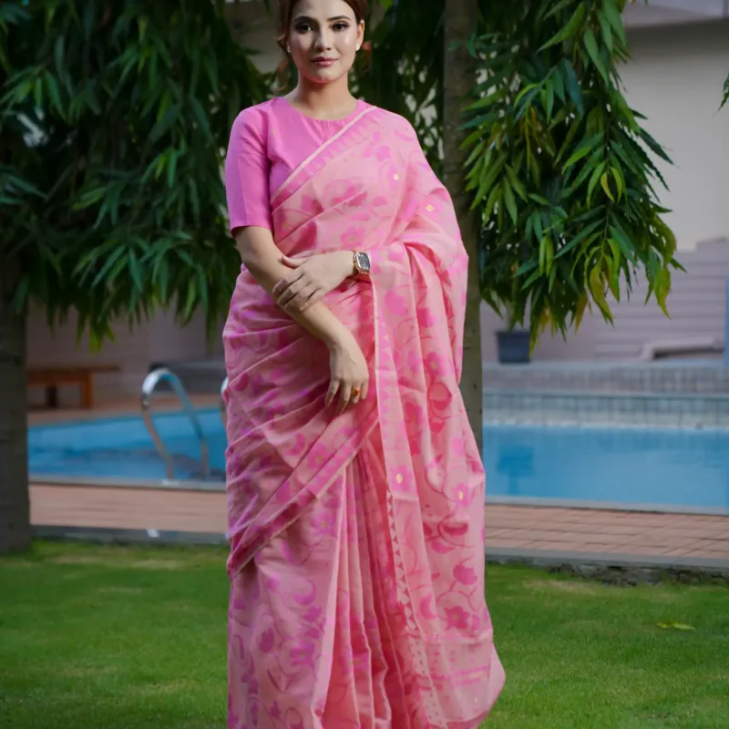 1990’s Saree - Baby Pink