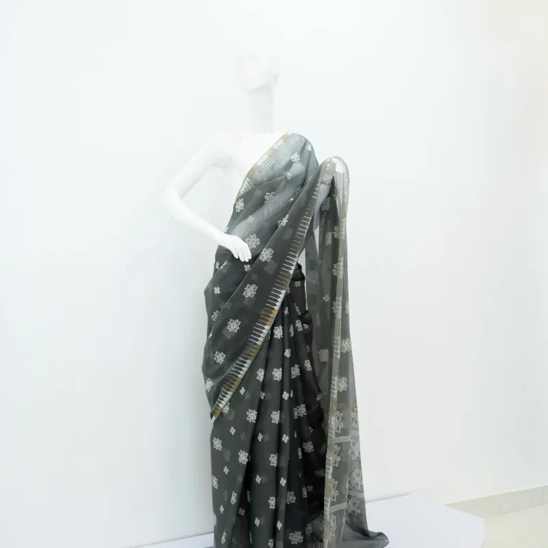 Thoibi Saree - Black