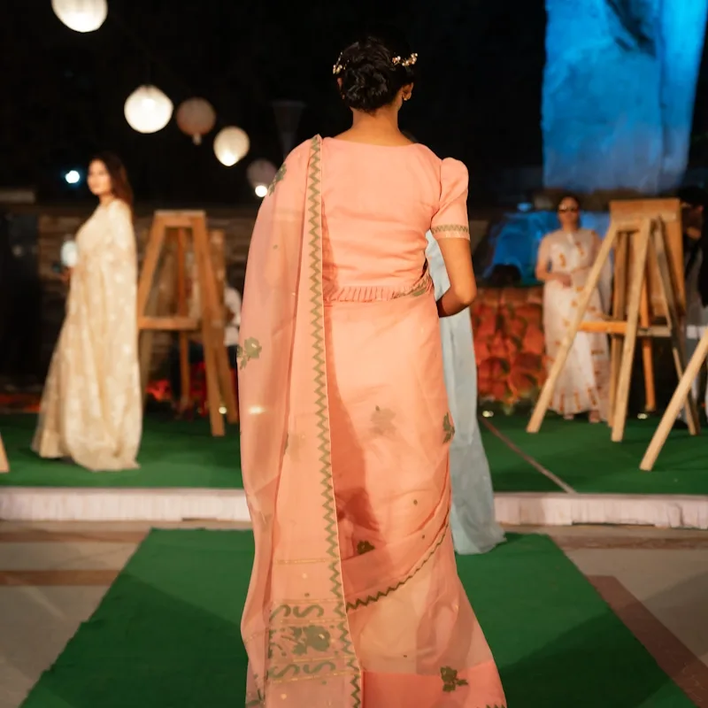 SS Saree - Dusty Rose - NUPI SON03704 - NUPI