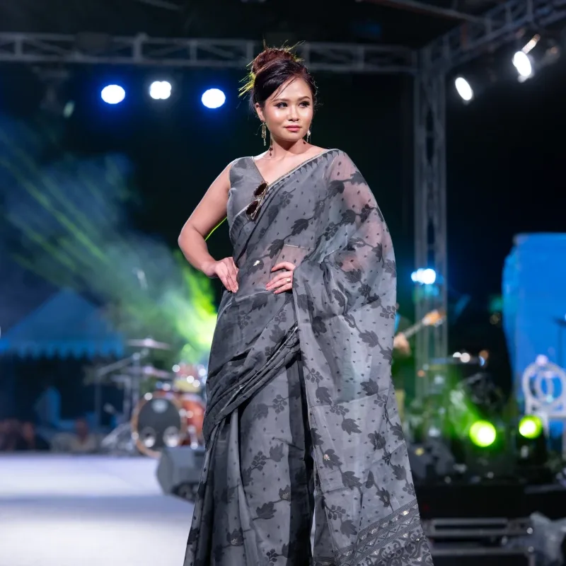Angoor Saree - Black