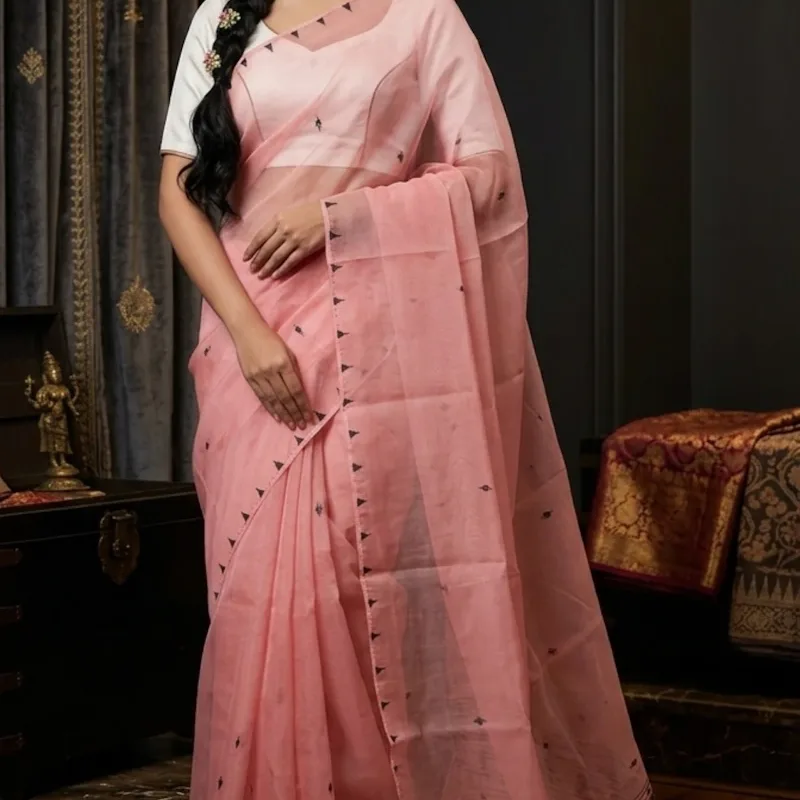 Everyday Saree - Pink